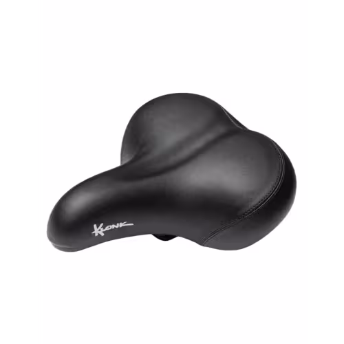 Седло велосипедное Klonk Comfort Series, Elastomer KLK-18006, 244x207 мм