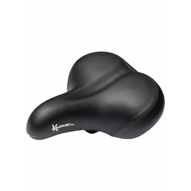 Седло велосипедное Klonk Comfort Series, Elastomer KLK-18006, 244x207 мм