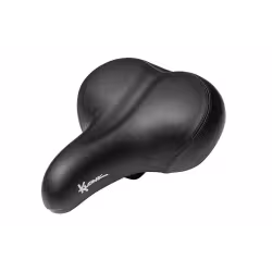 Седло велосипедное Klonk Comfort Series, Elastomer KLK-18007, 256x195 мм