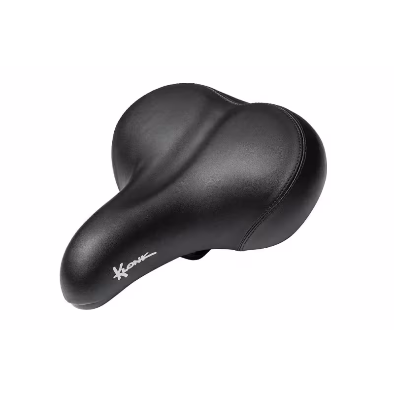 Седло велосипедное Klonk Comfort Series, Elastomer KLK-18007, 256x195 мм