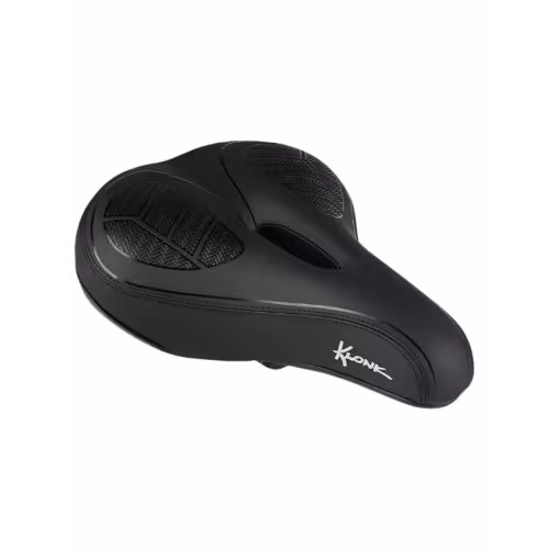 Седло велосипедное Klonk Comfort/Cruiser Series, 263x227 мм, с вентиляционным отверстием