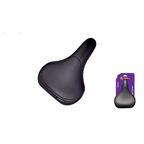 Седло велосипедное Klonk Comfort/Vacuum Series KLK-18017, 268x201 мм