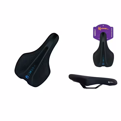 Седло велосипедное Klonk Junior/Comfort KLK-18009, 242x145 мм