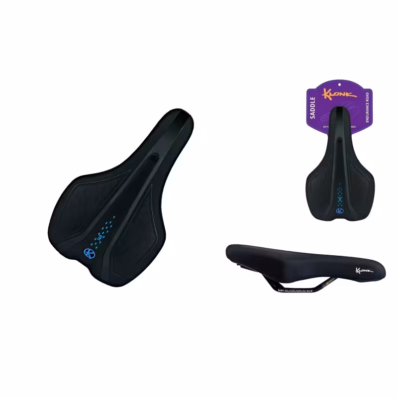 Седло велосипедное Klonk Junior/Comfort KLK-18009, 242x145 мм