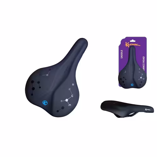 Седло велосипедное Klonk MTB/Road Series KLK-18012, 280x172 мм