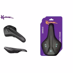 Седло велосипедное Klonk MTB/Vacuum Series KLK-18021, 255x160 мм
