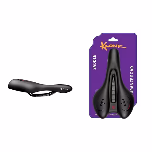 Седло велосипедное Klonk MTB/Vacuum Series KLK-18019, 275x164 мм, с вентиляционным отверстием