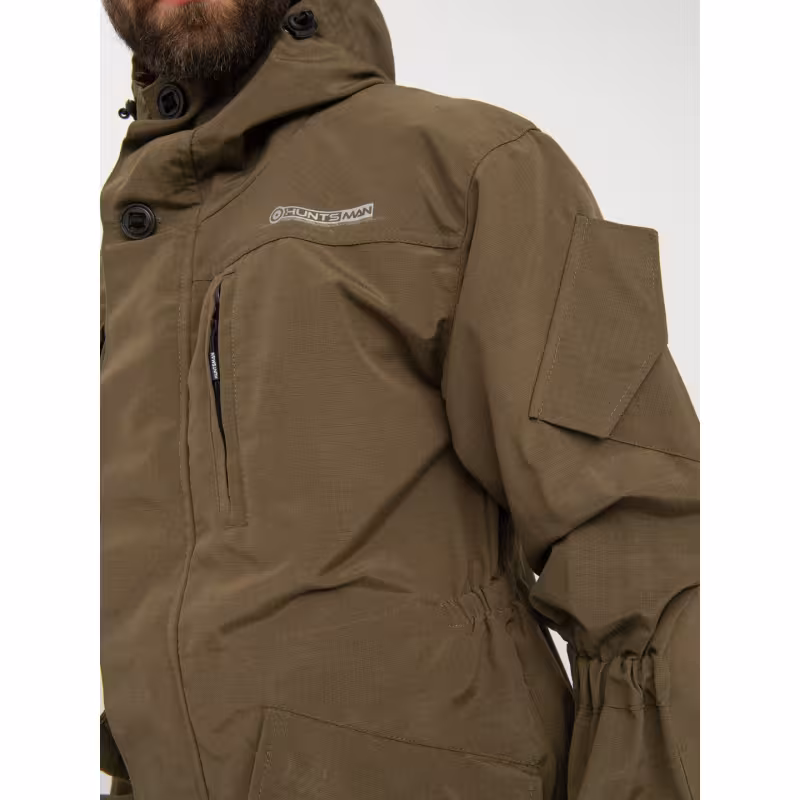 Костюм мужской Huntsman (Восток) Горка-5, cмесовая Рипстоп, хаки, размер 52-54, рост 170-176 см