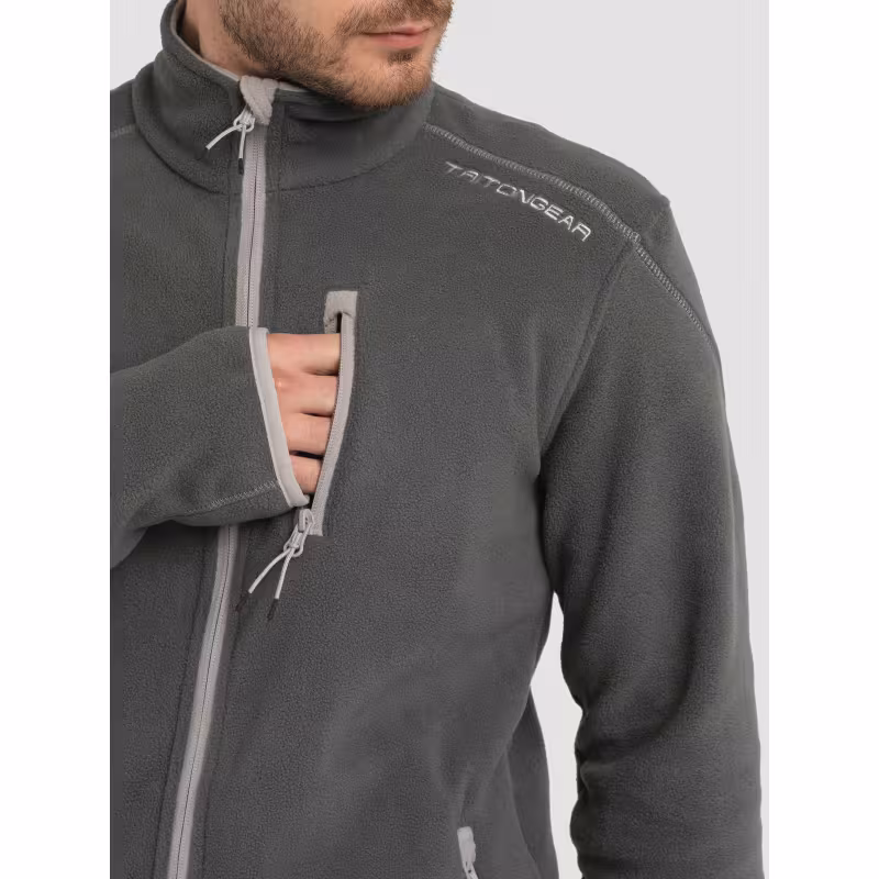 Костюм мужской TritonGear Rich, флис, серый, размер 68-70, 182-188 см