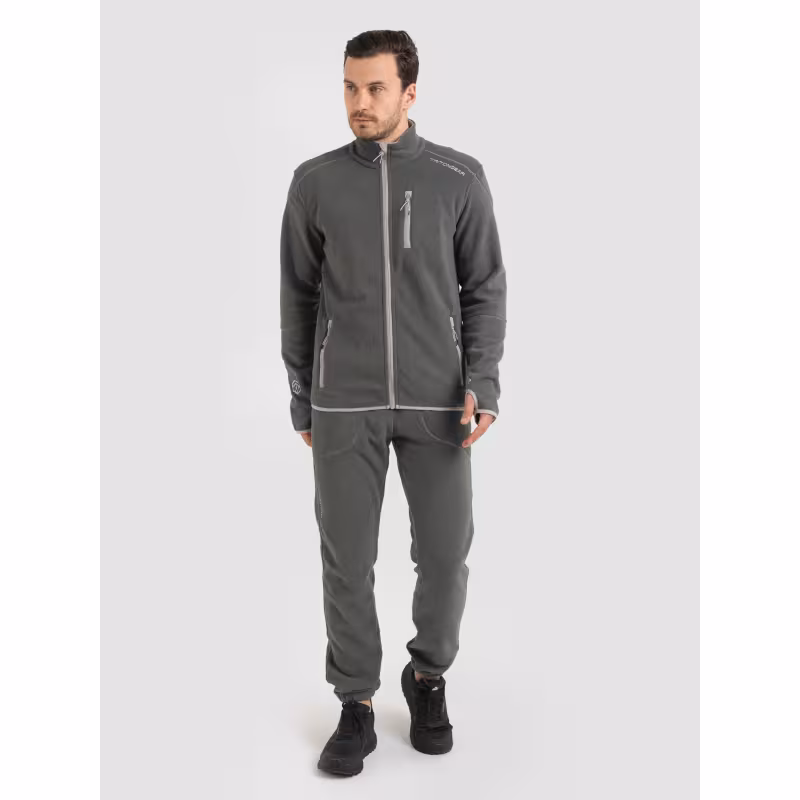 Костюм мужской TritonGear Rich, флис, серый, размер 68-70, 182-188 см