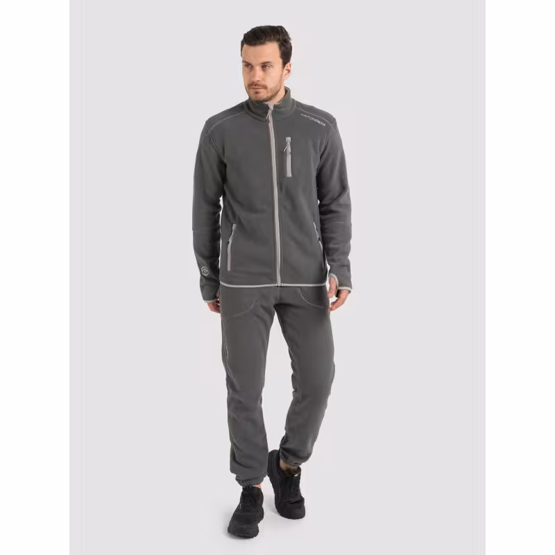Костюм мужской TritonGear Rich, флис, серый, размер 68-70, 182-188 см