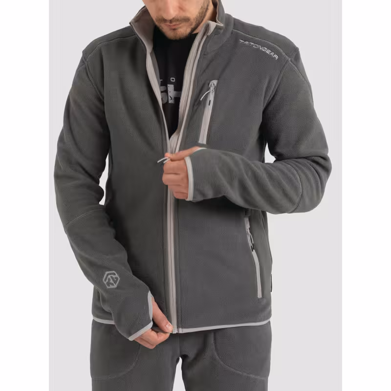 Костюм мужской TritonGear Rich, флис, серый, размер 68-70, 182-188 см