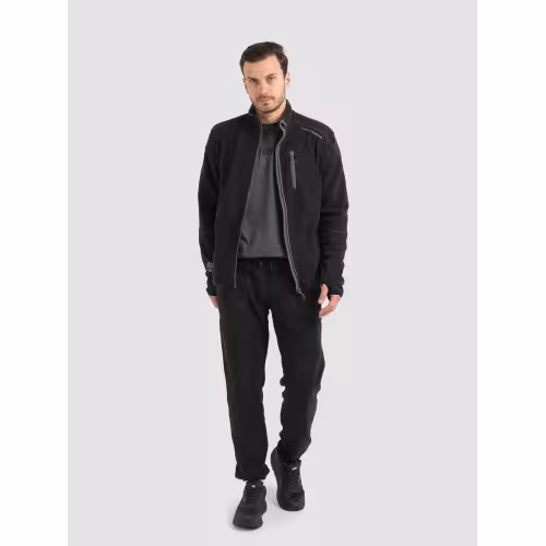 Костюм мужской TritonGear Rich, флис, черный, размер 68-70, 182-188 см