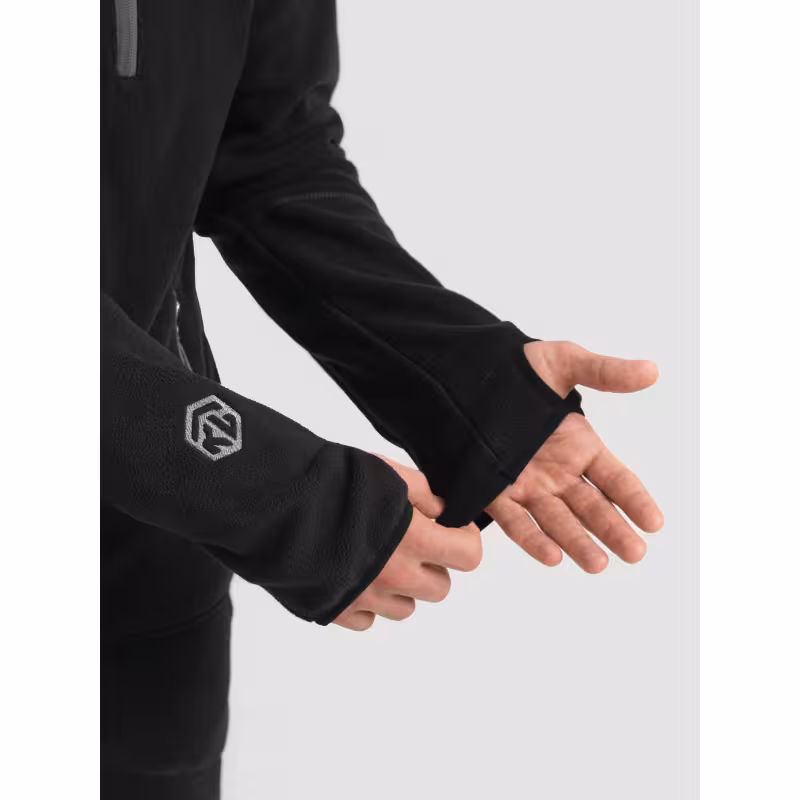 Костюм мужской TritonGear Rich, флис, черный, размер 68-70, 182-188 см