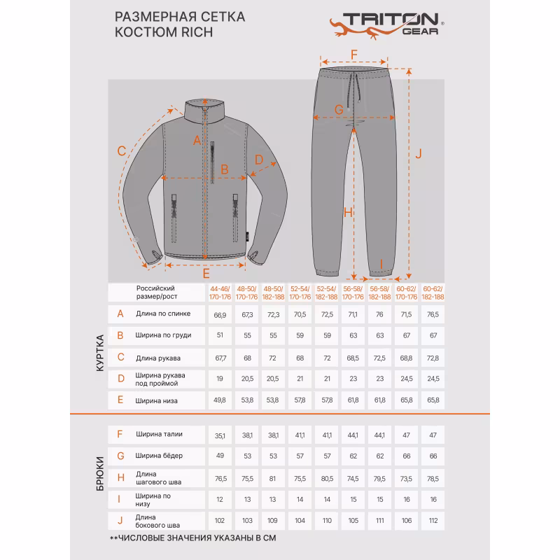 Костюм мужской TritonGear Rich, флис, черный, размер 68-70, 182-188 см