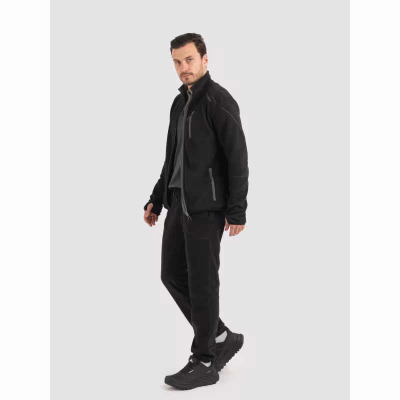 Костюм мужской TritonGear Rich, флис, черный, размер 68-70, 182-188 см