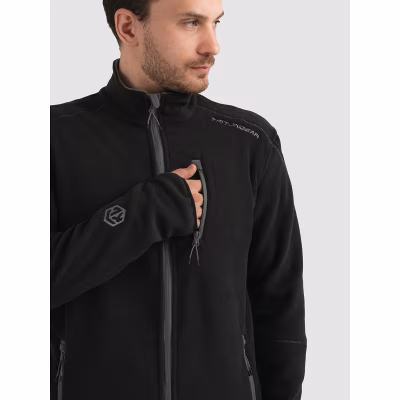 Костюм мужской TritonGear Rich, флис, черный, размер 68-70, 182-188 см