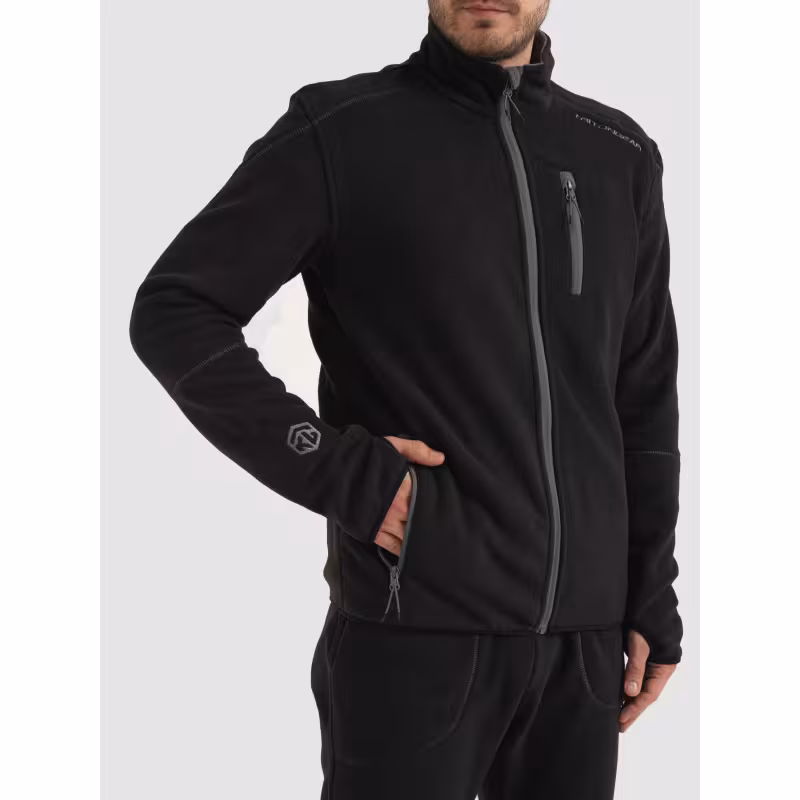 Костюм мужской TritonGear Rich, флис, черный, размер 68-70, 182-188 см