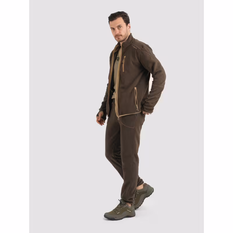 Костюм мужской TritonGear Rich, флис, коричневый, размер 68-70, 182-188 см