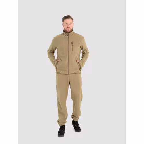 Костюм мужской TritonGear Rich, флис, хаки, размер 64-66, 182-188 см