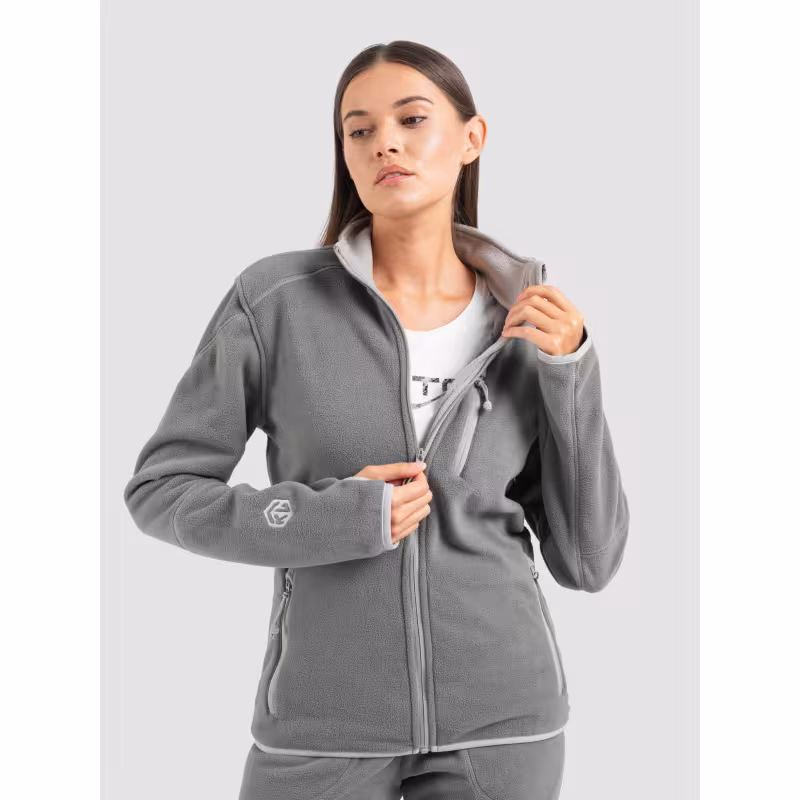 Костюм женский TritonGear Rich, флис, серый, размер 56-58, 170-176 см