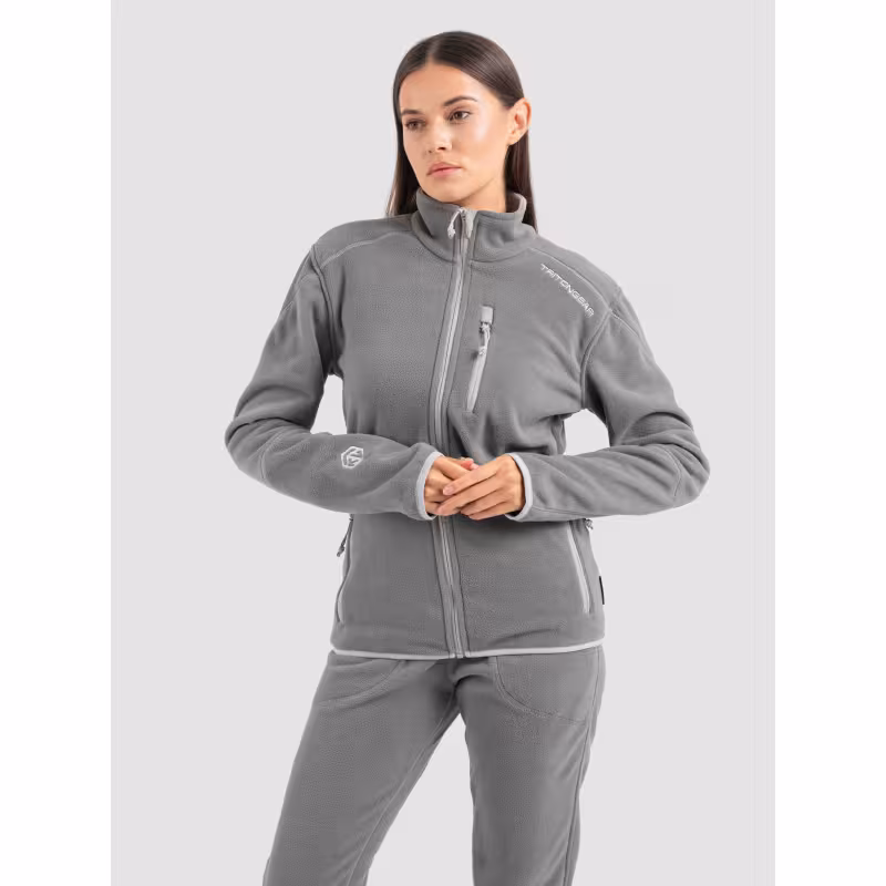 Костюм женский TritonGear Rich, флис, серый, размер 56-58, 170-176 см