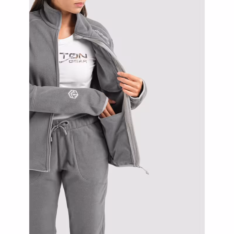 Костюм женский TritonGear Rich, флис, серый, размер 56-58, 170-176 см