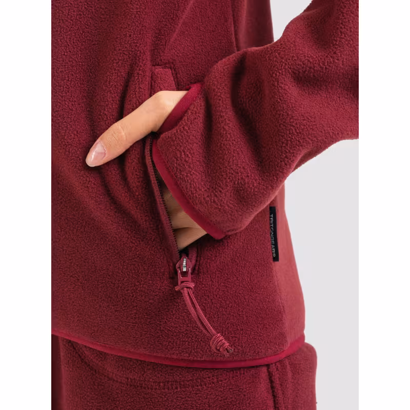 Костюм женский TritonGear Rich, флис, винный, размер 56-58, 170-176 см