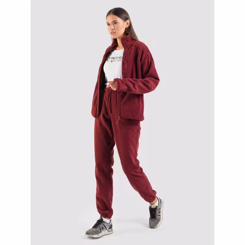 Костюм женский TritonGear Rich, флис, винный, размер 56-58, 170-176 см