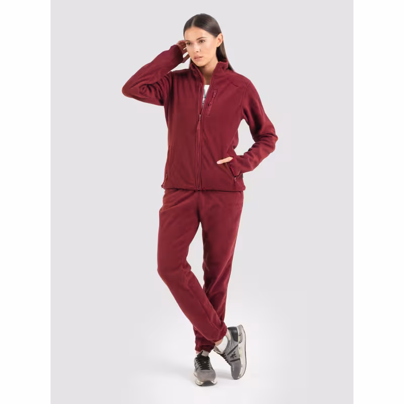 Костюм женский TritonGear Rich, флис, винный, размер 56-58, 170-176 см