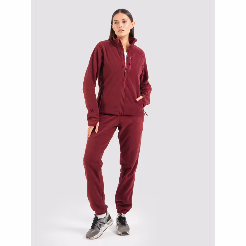 Костюм женский TritonGear Rich, флис, винный, размер 56-58, 170-176 см