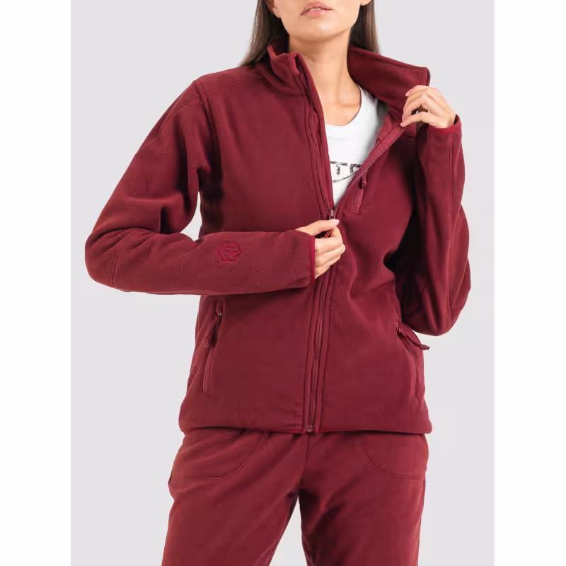 Костюм женский TritonGear Rich, флис, винный, размер 56-58, 170-176 см