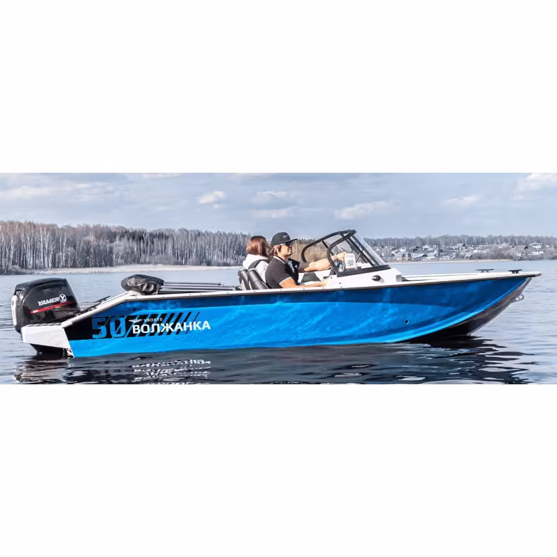 Лодка алюминиевая Vboats 50 Fish (50F 42 C625) с мотором Parsun F60FEL-T EFI
