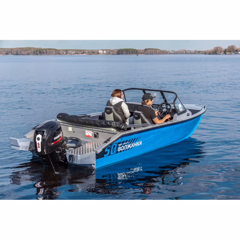 Лодка алюминиевая Vboats 50 Fish (50F 42 C625) с мотором Parsun F60FEL-T EFI
