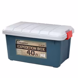 Ящик Следопыт Expedition Box, зеленый/серый, 40 л, 60х36х32 см