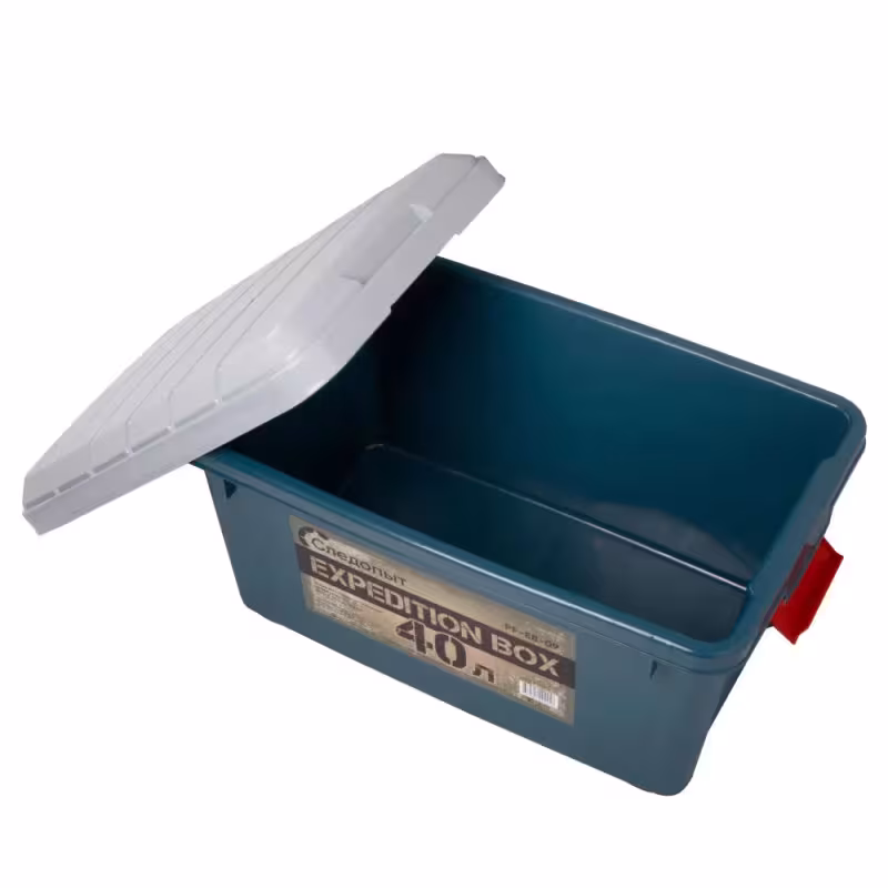 Ящик Следопыт Expedition Box, зеленый/серый, 40 л, 60х36х32 см