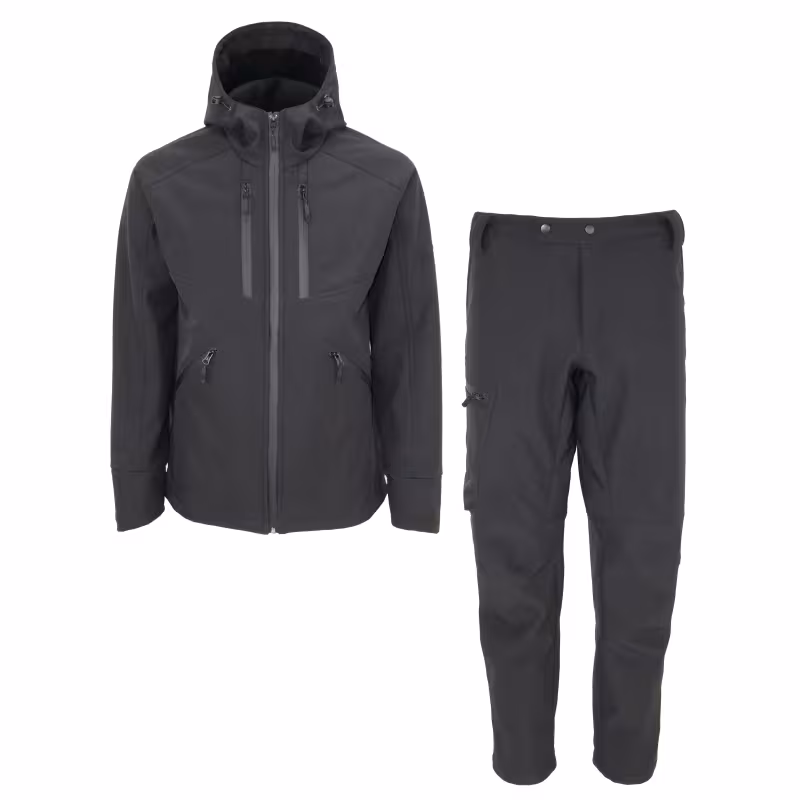Костюм мужской Элементаль Ифрит Сприган, Софтшелл (Softshell), черный, размер 48-50, рост 182-188 см