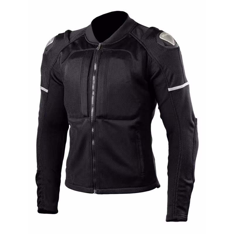 Мотокуртка мужская Starks AIR Shell 3.0 full protection, черный, размер M