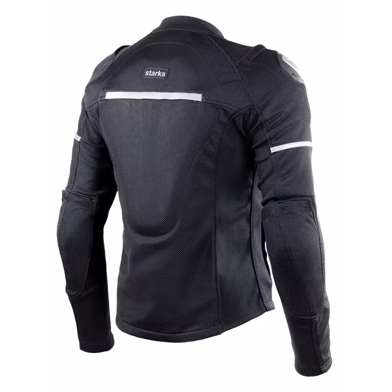 Мотокуртка мужская Starks AIR Shell 3.0 full protection, черный, размер M
