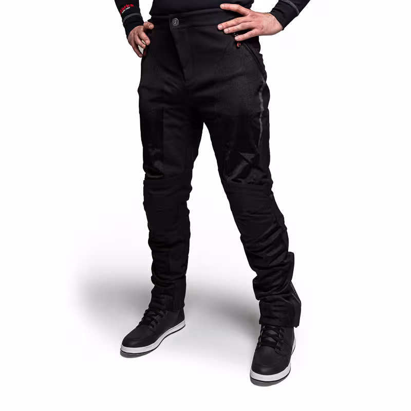 Мотобрюки мужские Starks Air Shell, нейлон, черный, размер 32