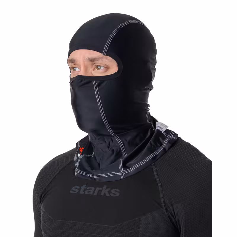 Подшлемник-балаклава Starks Light+ Coolmax, черный, размер универсальный
