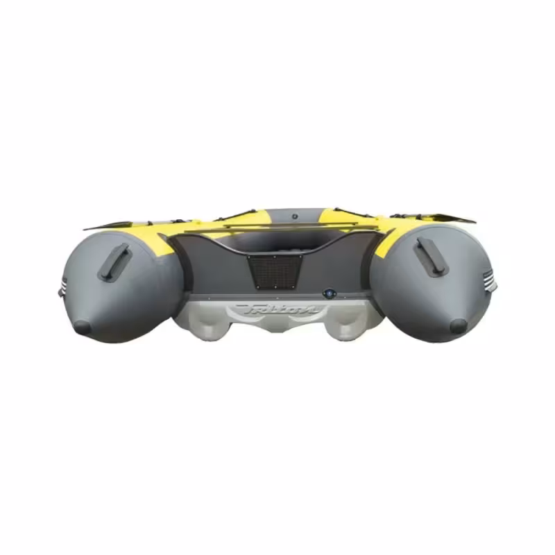 Лодка надувная ПВХ Angler Reef Triton 420 НДНД, желтый/темно-серый