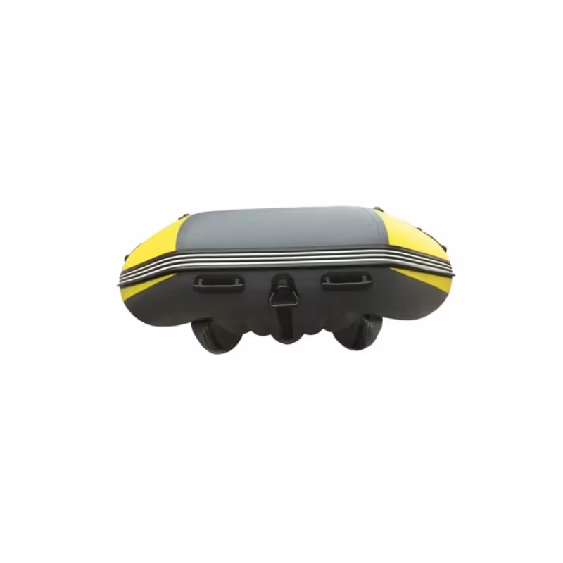 Лодка надувная ПВХ Angler Reef Triton 420 НДНД, желтый/темно-серый