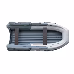 Лодка надувная ПВХ с фальшбортом Angler Reef Triton 425 S-Max, НДНД, темно-серый/серый