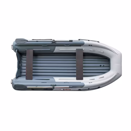 Лодка надувная ПВХ с фальшбортом Angler Reef Triton 425 S-Max, НДНД, темно-серый/серый