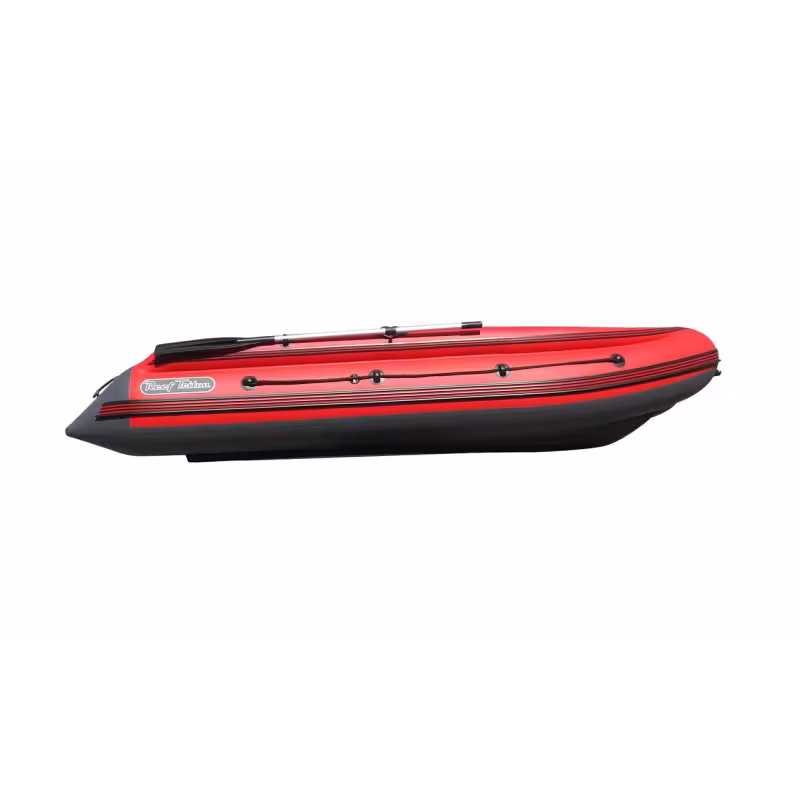 Лодка надувная ПВХ с фальшбортом Angler Reef Triton 360 НДНД, темно-серый/зеленый