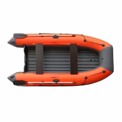 Лодка надувная ПВХ Angler Reef 325 НД, темно-серый/оранжевый