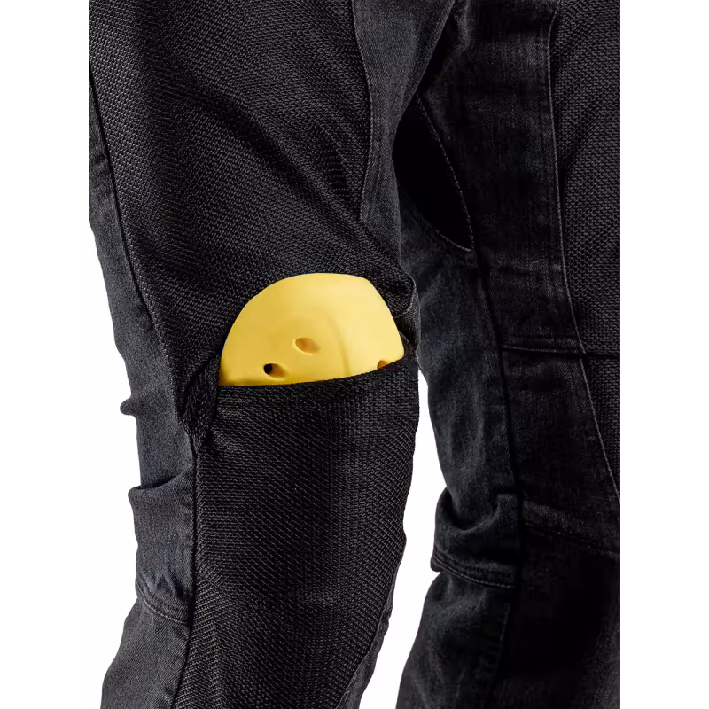 Мотоджинсы мужские Starks EF56 Airpants, Кордура Деним (Cordura Denim), черный, размер 36, 166-186 см