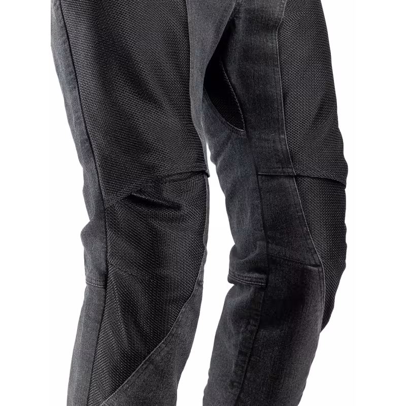 Мотоджинсы мужские Starks EF56 Airpants, Кордура Деним (Cordura Denim), черный, размер 36, 166-186 см