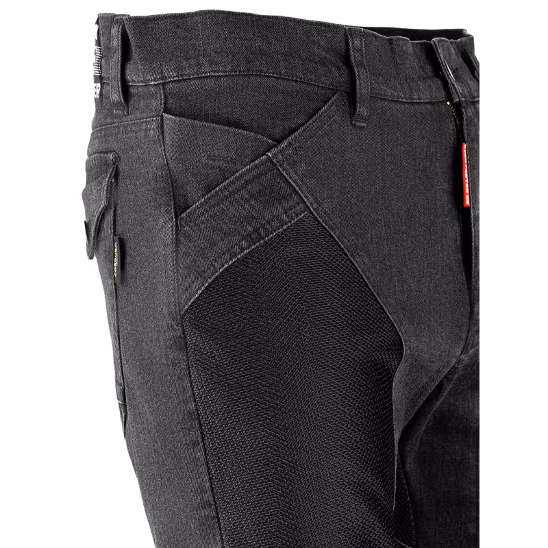 Мотоджинсы мужские Starks EF56 Airpants, Кордура Деним (Cordura Denim), черный, размер 36, 166-186 см